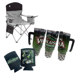 Camping Chair With World Racing Group Beverage Accessories